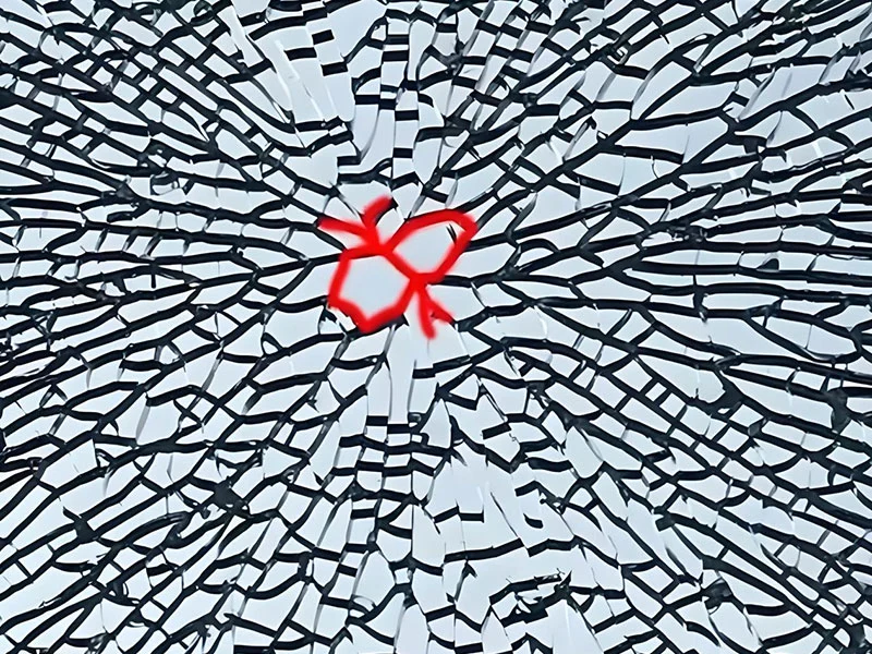 유리 파손이 자기 폭발 또는 인간 손상으로 인한 것인지 확인하는 방법