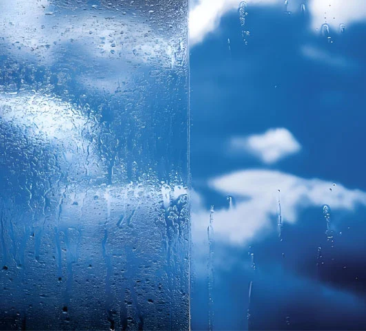 자기 청소 유리