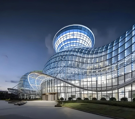 곡선 유리 블로그 및 다운로드